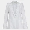 Forcast Ria Stripe Cotton Jacket* Conscious|Jackets & Blazers