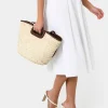 Forcast Rome Leather Palm Leaf Bag L* Bags