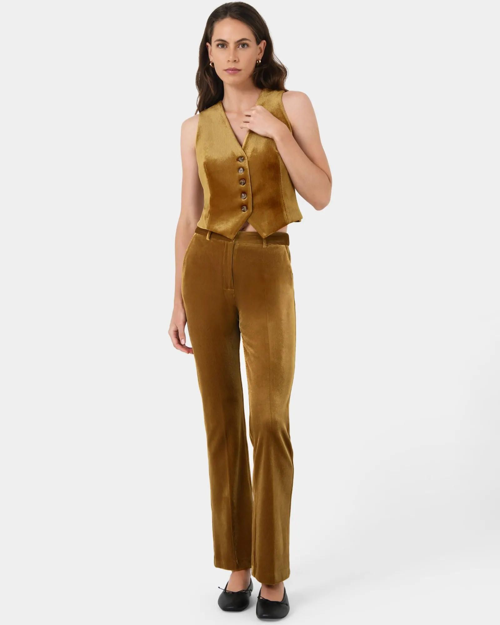 Forcast Rowan Corduroy Pants* Straight Leg Pants|Work Pants