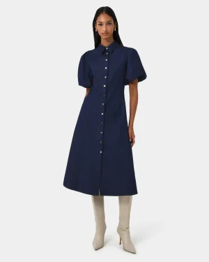 Forcast Ruka Midi Dress* Midi Dresses|Midi Dresses