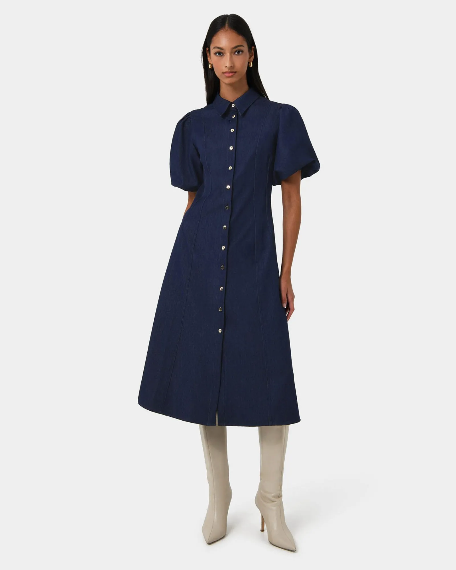 Forcast Ruka Midi Dress* Midi Dresses|Midi Dresses