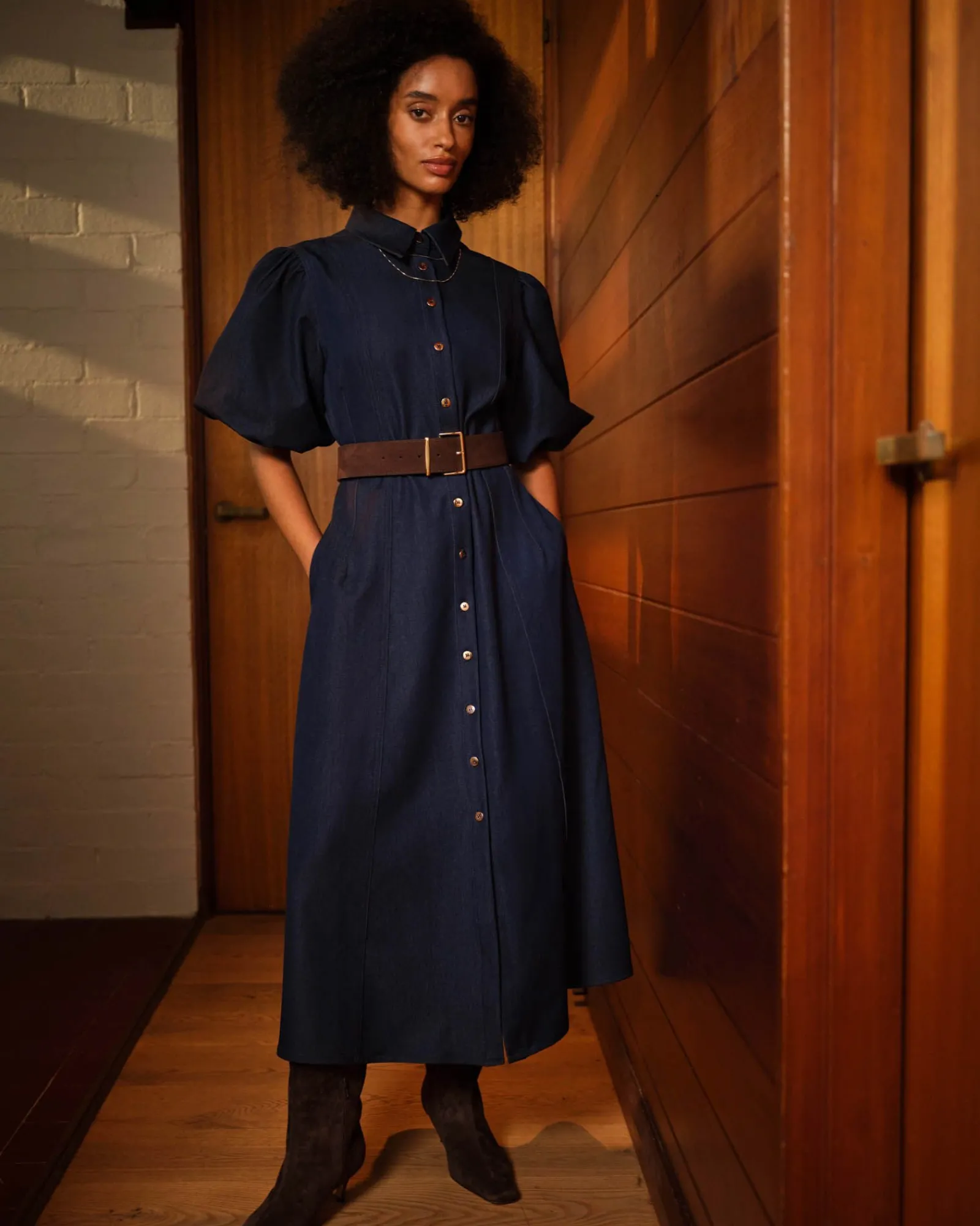 Forcast Ruka Midi Dress* Midi Dresses|Midi Dresses