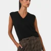 Forcast Rulia V-neck Knit Vest* T-Shirts & Tops|Work Tops