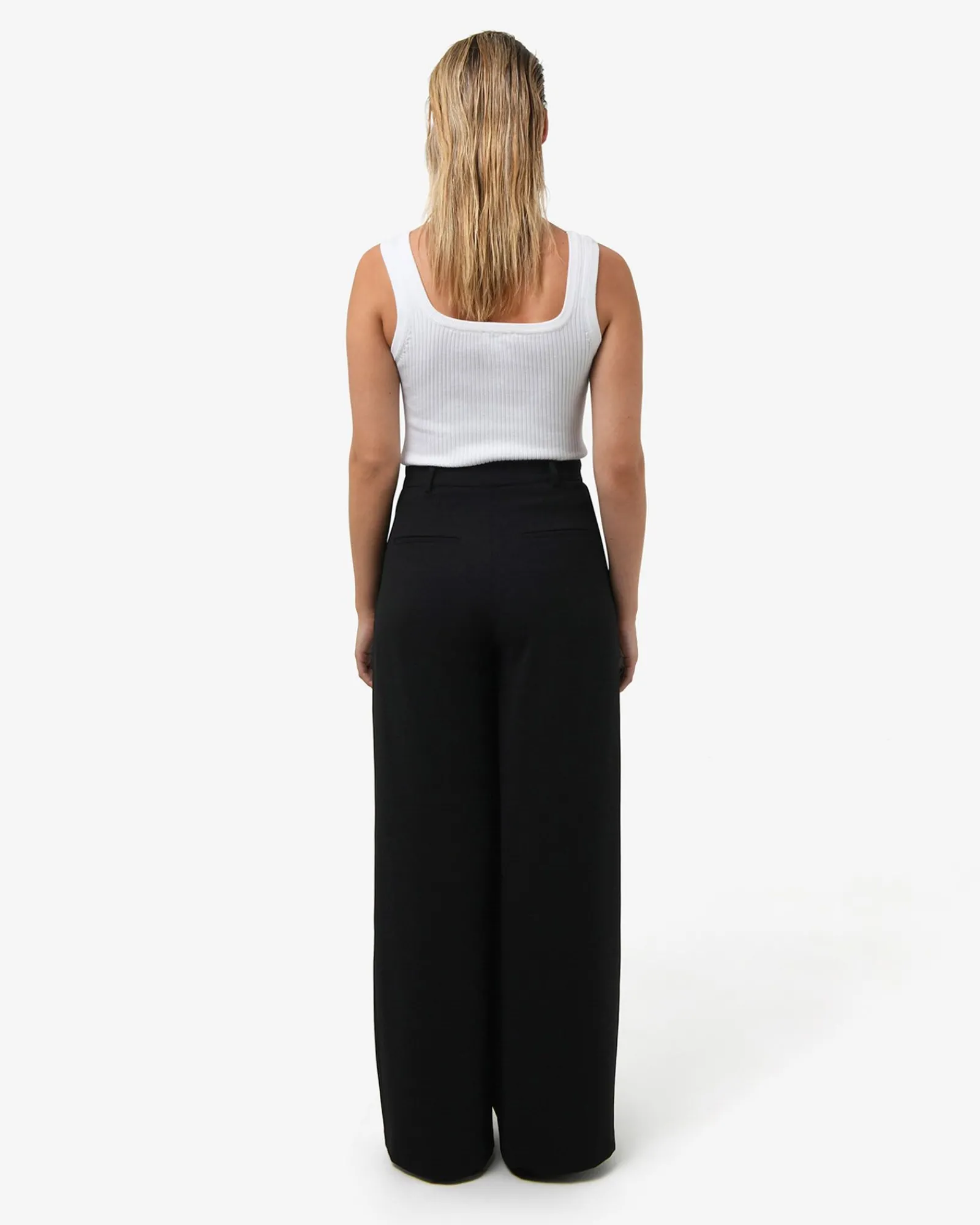 Forcast Rumy Wide Leg Tailored Pants* High-Waisted Pants|Wide-Leg Pants