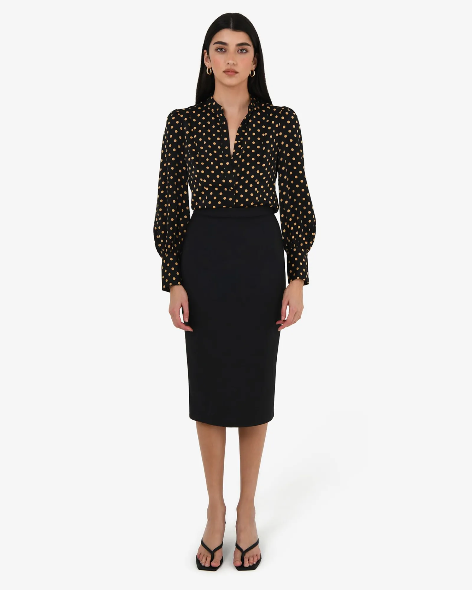 Forcast Safira Midi Pencil Skirt* Conscious|Midi & Maxi Skirts