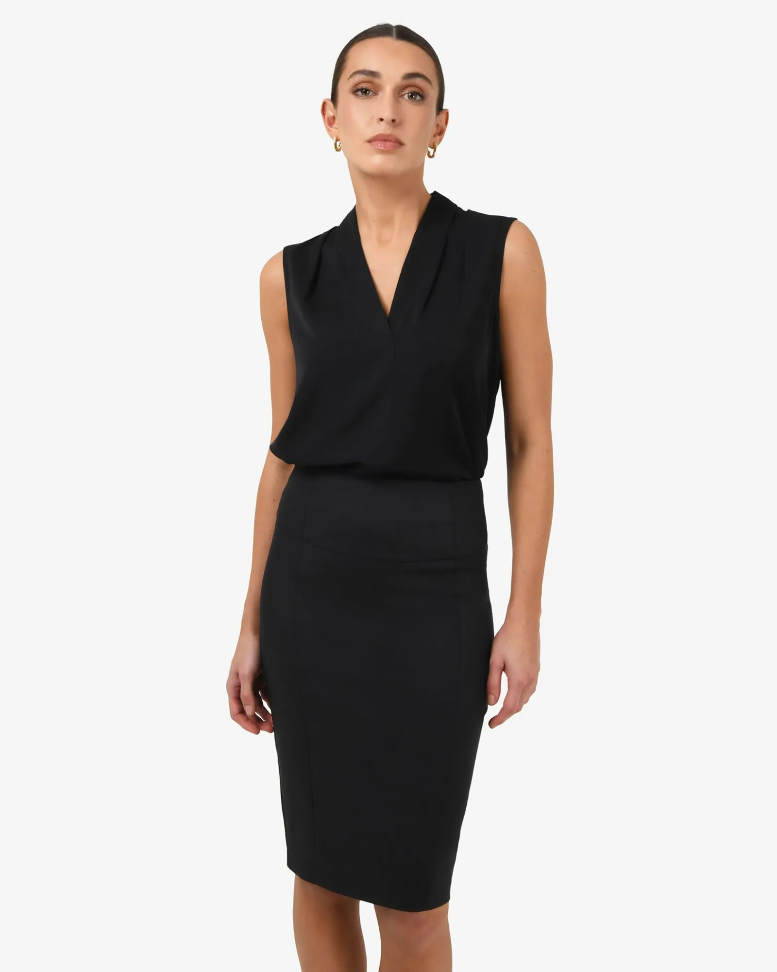 Forcast Safira Pencil Skirt* Work Skirts|Matching Sets