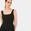 Forcast Saira 2 Linen A-line Dress* Midi Dresses|Midi Dresses