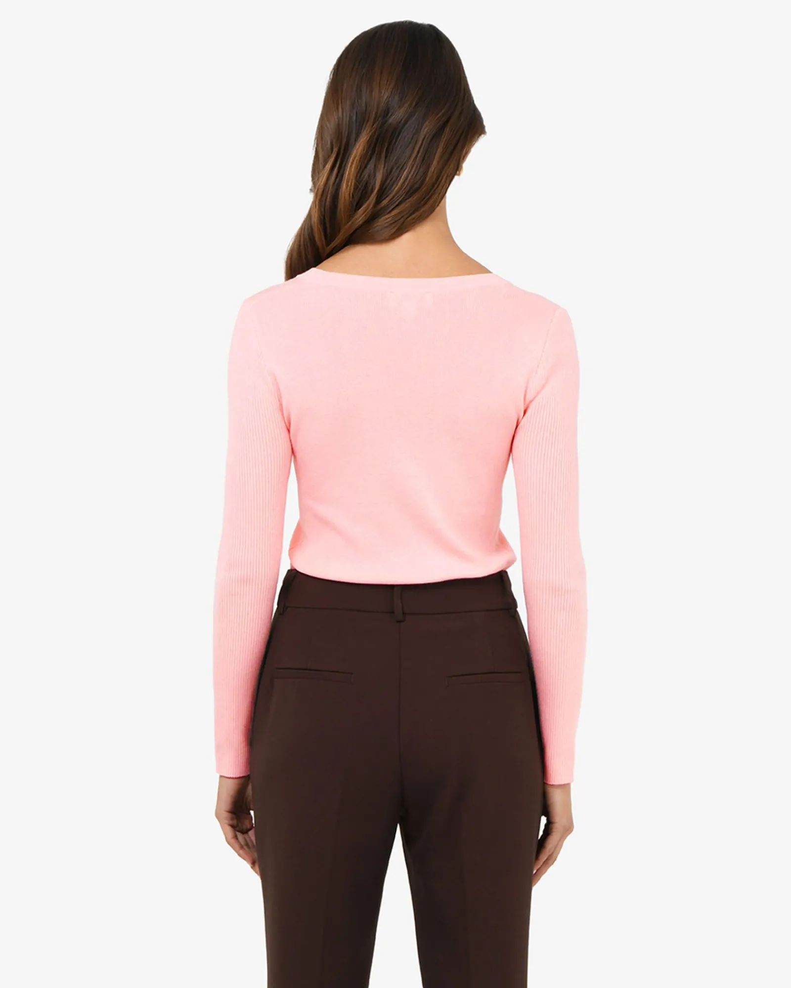 Forcast Samira Scoop Neck Knit* T-Shirts & Tops|Long Sleeve Tops