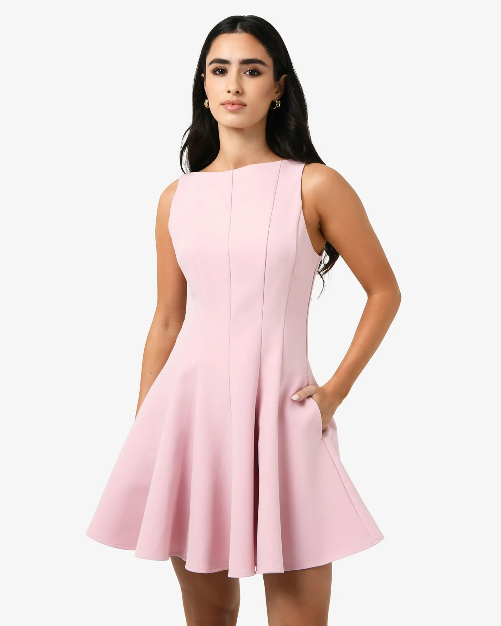 Forcast Sandy Panel Mini Dress* Mini Dresses|Mini Dresses