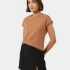 Forcast Sara Cotton Tee* T-Shirts & Tops|Work Tops