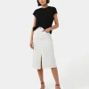 Forcast Sara Cotton Tee* T-Shirts & Tops|Work Tops