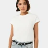 Forcast Sara Cotton Tee* T-Shirts & Tops|Work Tops
