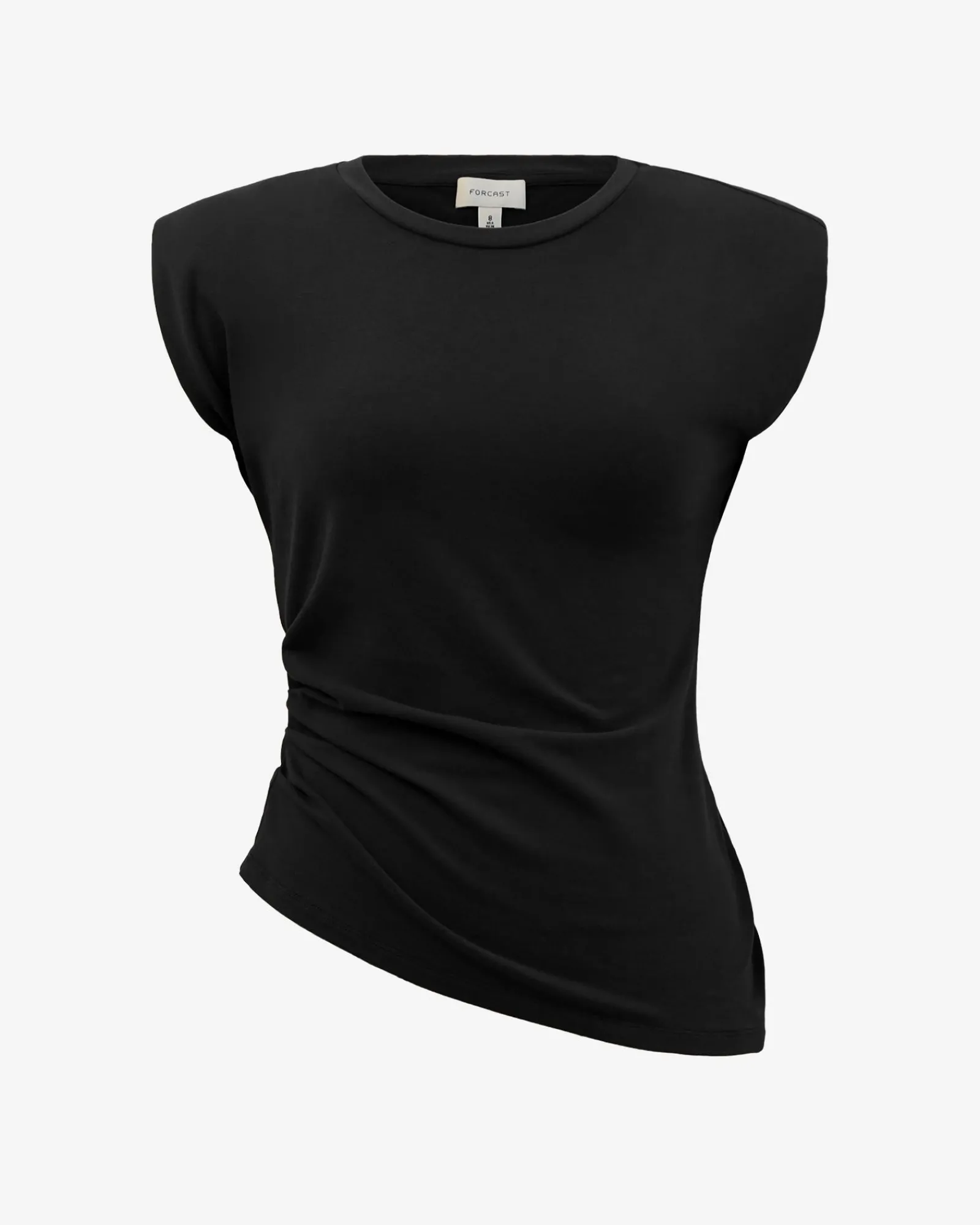 Forcast Sarah Padded Ruched Jersey Top* T-Shirts & Tops|Work Tops