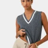 Forcast Sarah V-neck Knit* T-Shirts & Tops|Work Tops