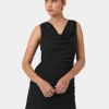 Forcast Serena Cowl Neck Dress* Midi Dresses|Midi Dresses
