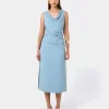 Forcast Serena Cowl Neck Dress* Midi Dresses|Midi Dresses