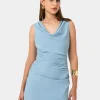 Forcast Serena Cowl Neck Dress* Midi Dresses|Midi Dresses