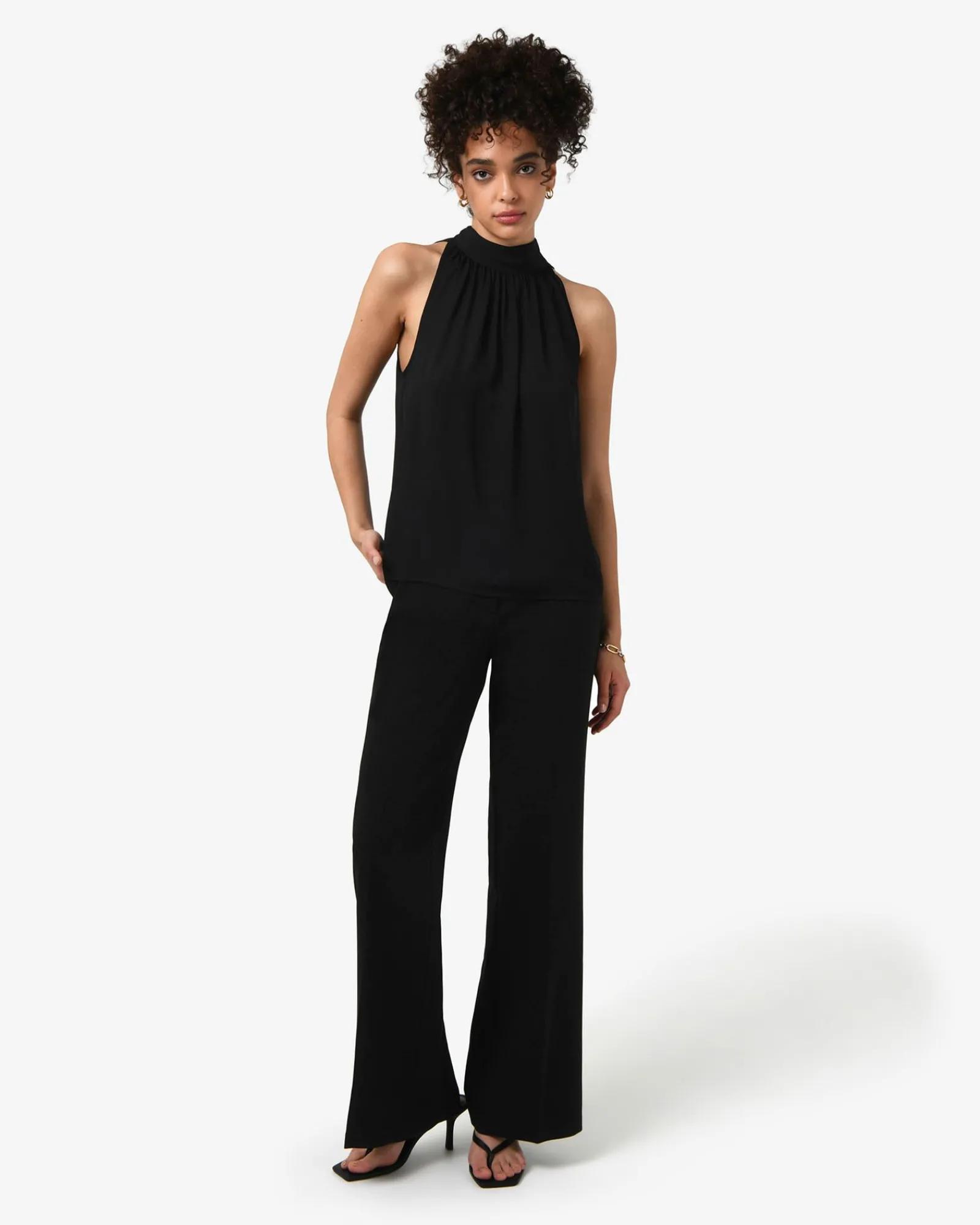 Forcast Shelby Draped Sleeveless Top* T-Shirts & Tops|Work Tops