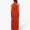 Forcast Shelly Chiffon Pleated Dress* Maxi Dresses|Maxi Dresses