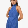 Forcast Shelly Chiffon Pleated Dress* Maxi Dresses|Maxi Dresses