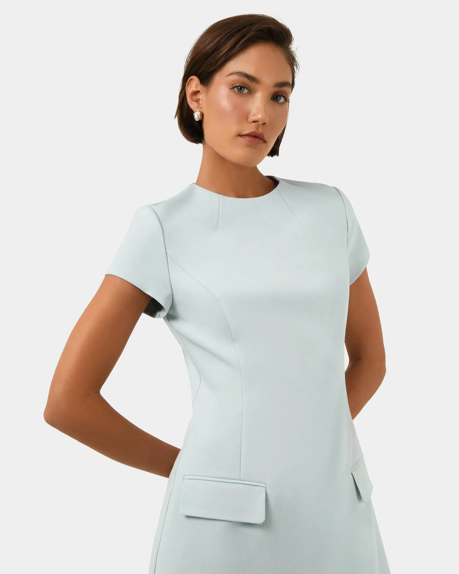 Forcast Sofia Panel Tailored Dress* Mini Dresses|Mini Dresses