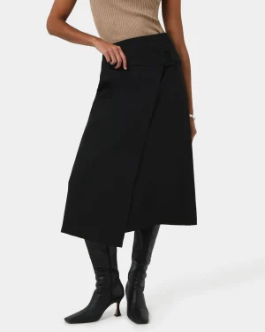 Forcast Sofia Wrap Midi Skirt* Midi & Maxi Skirts|Work Skirts