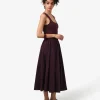 Forcast Soho Cotton & Knit Midi Dress* Conscious|Midi Dresses
