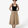Forcast Soho Cotton & Knit Midi Dress* Conscious|Midi Dresses