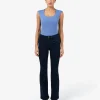 Forcast Soho Rounded Square Neck Top* T-Shirts & Tops|Work Tops