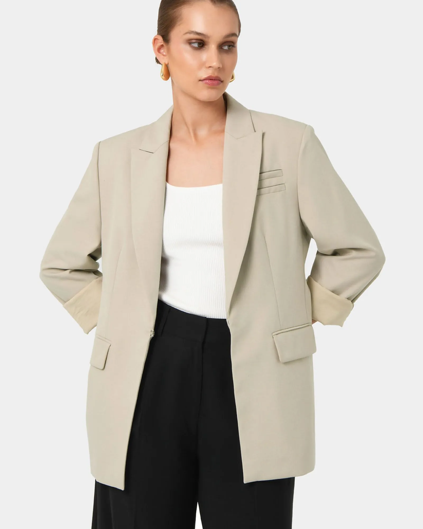 Forcast Sonique Tailored Blazer* Jackets & Blazers|Matching Sets