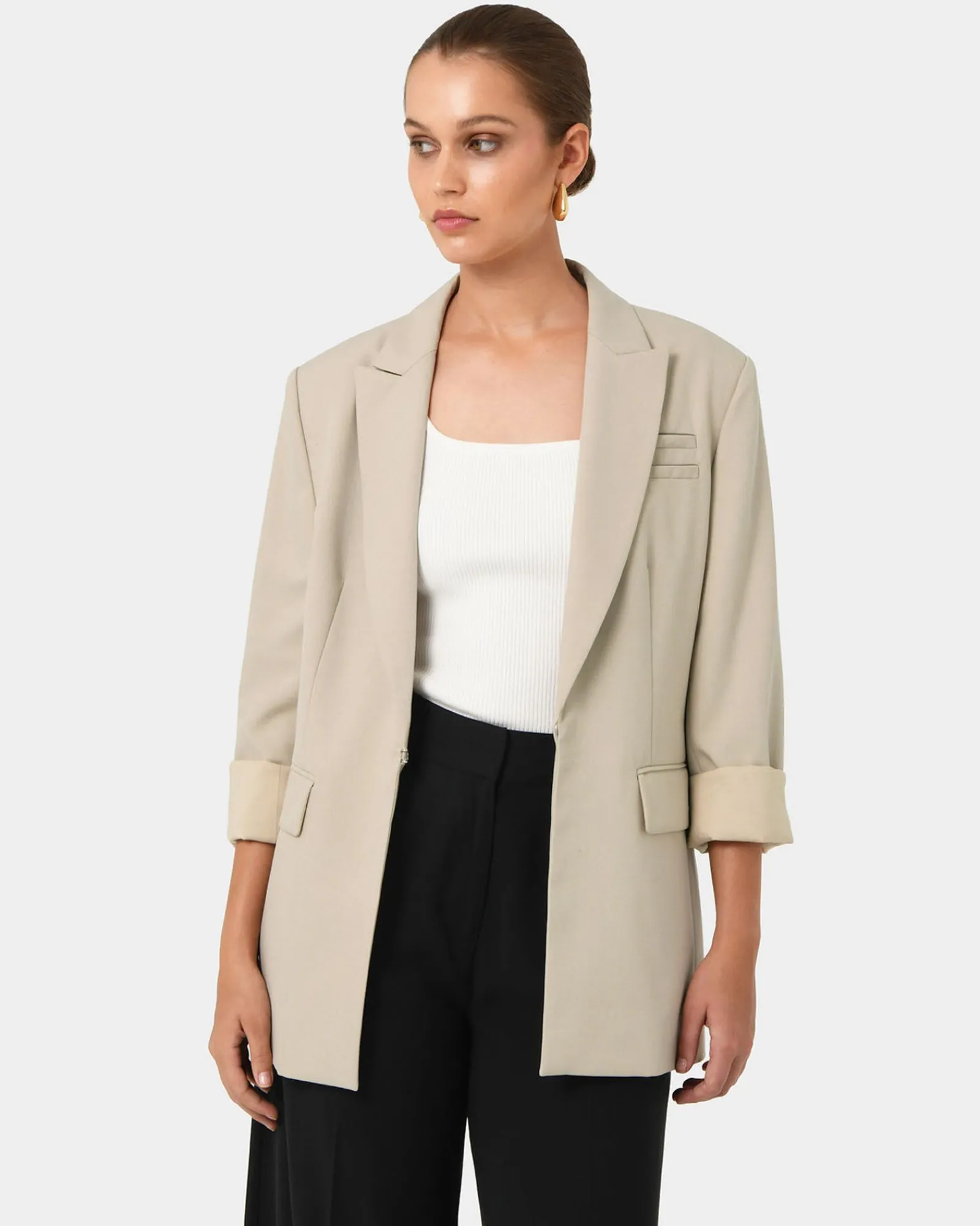 Forcast Sonique Tailored Blazer* Jackets & Blazers|Matching Sets