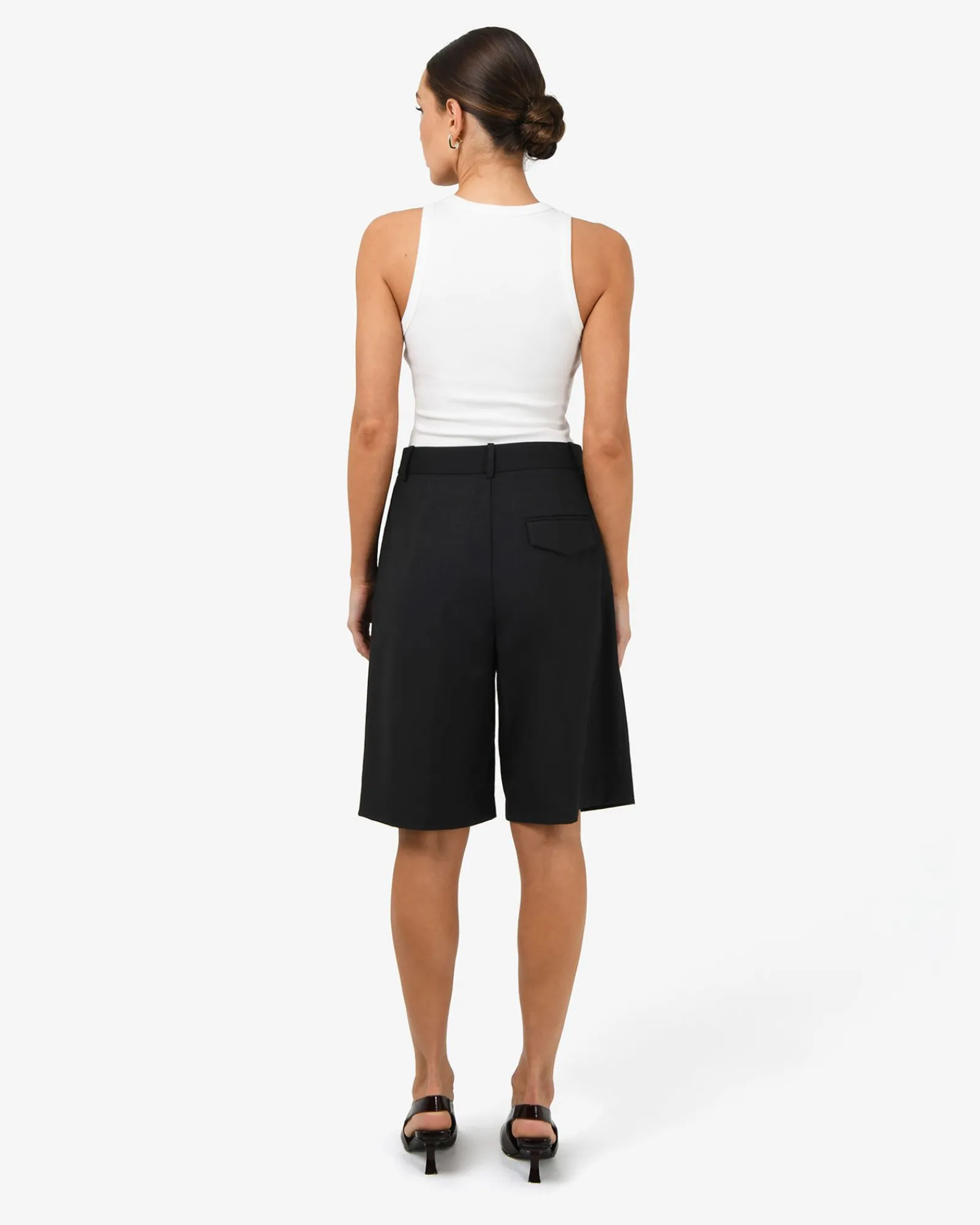 Forcast Sonique Tailored Short* Work Pants|Shorts