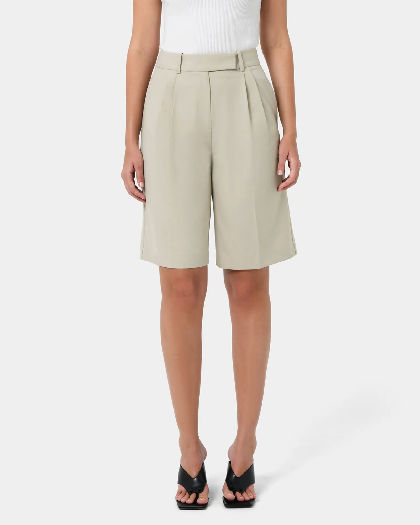 Forcast Sonique Tailored Short* Work Pants|Shorts