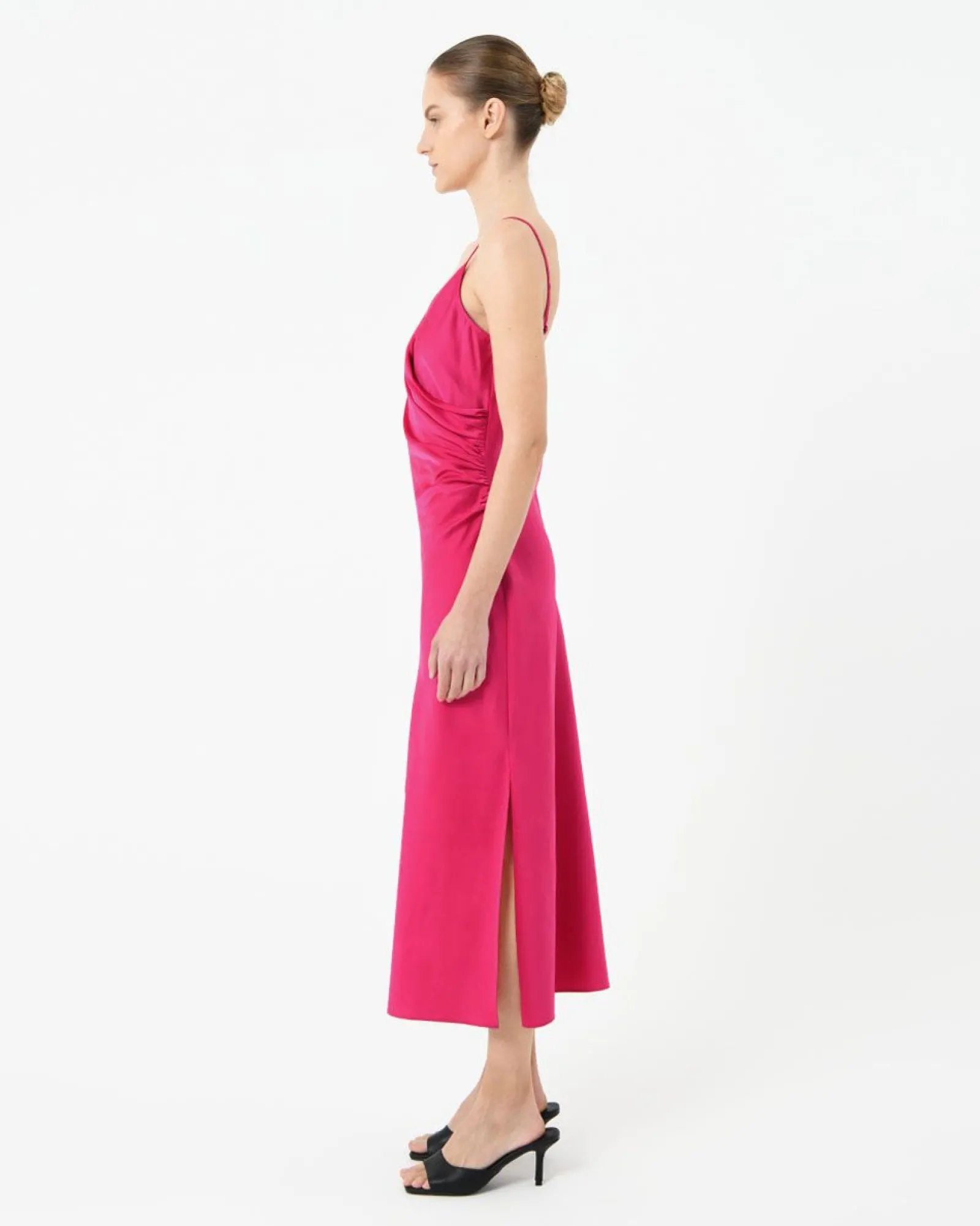 Forcast Staria Draped Camisole Dress* Midi Dresses|Midi Dresses