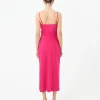 Forcast Staria Draped Camisole Dress* Midi Dresses|Midi Dresses