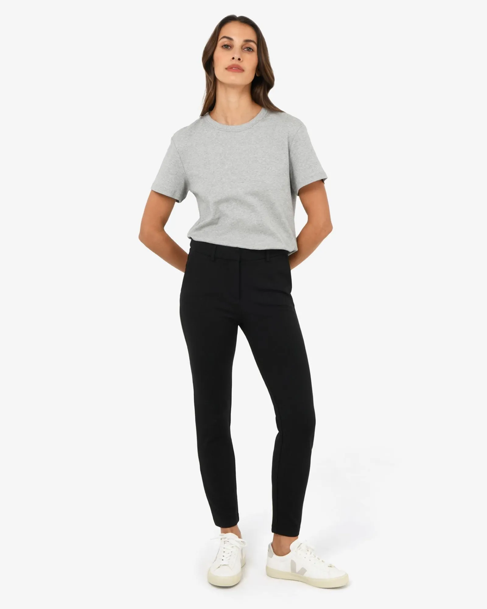 Forcast Sutton Slim Pant* Cropped Pants|High-Waisted Pants