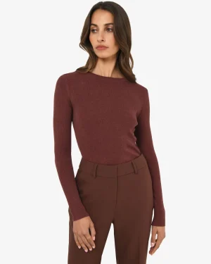 Forcast Tania Crew Neck Knit* T-Shirts & Tops|Long Sleeve Tops