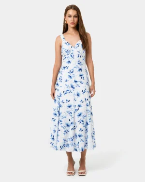 Forcast Tessie Godet Panel Dress* Maxi Dresses|Maxi Dresses