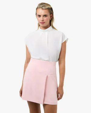 Forcast Tiara High Neck Shell Top* T-Shirts & Tops|Work Tops