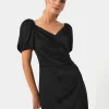 Forcast Trixie Front Crossover Dress* Midi Dresses|Midi Dresses