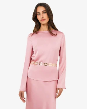 Forcast Valeria Long Sleeve Top* Long Sleeve Tops|Work Tops