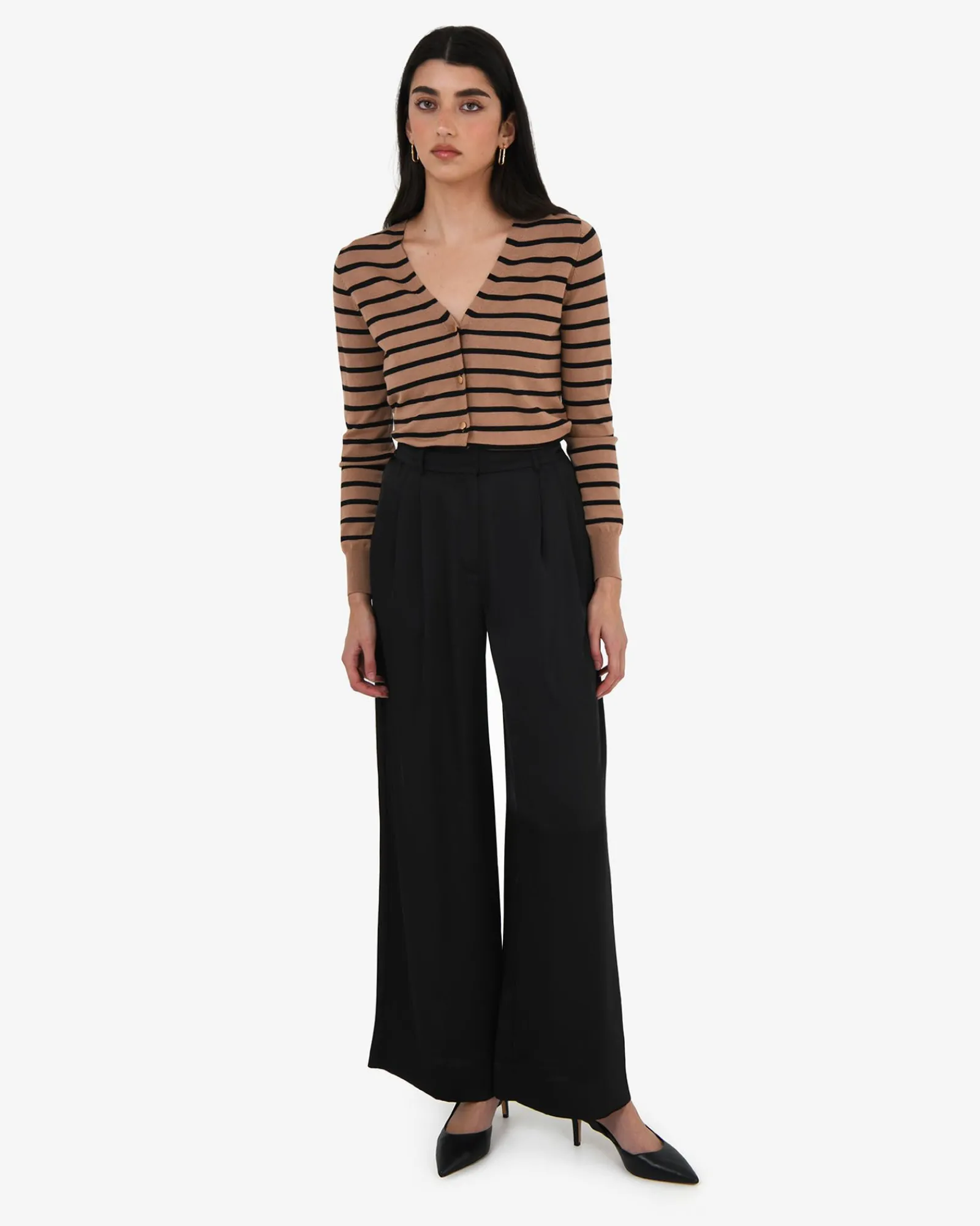 Forcast Valeria Wide Leg Pants* High-Waisted Pants|Wide-Leg Pants