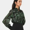 Forcast Veda Collar Blouse* Long Sleeve Tops|Shirts & Blouses