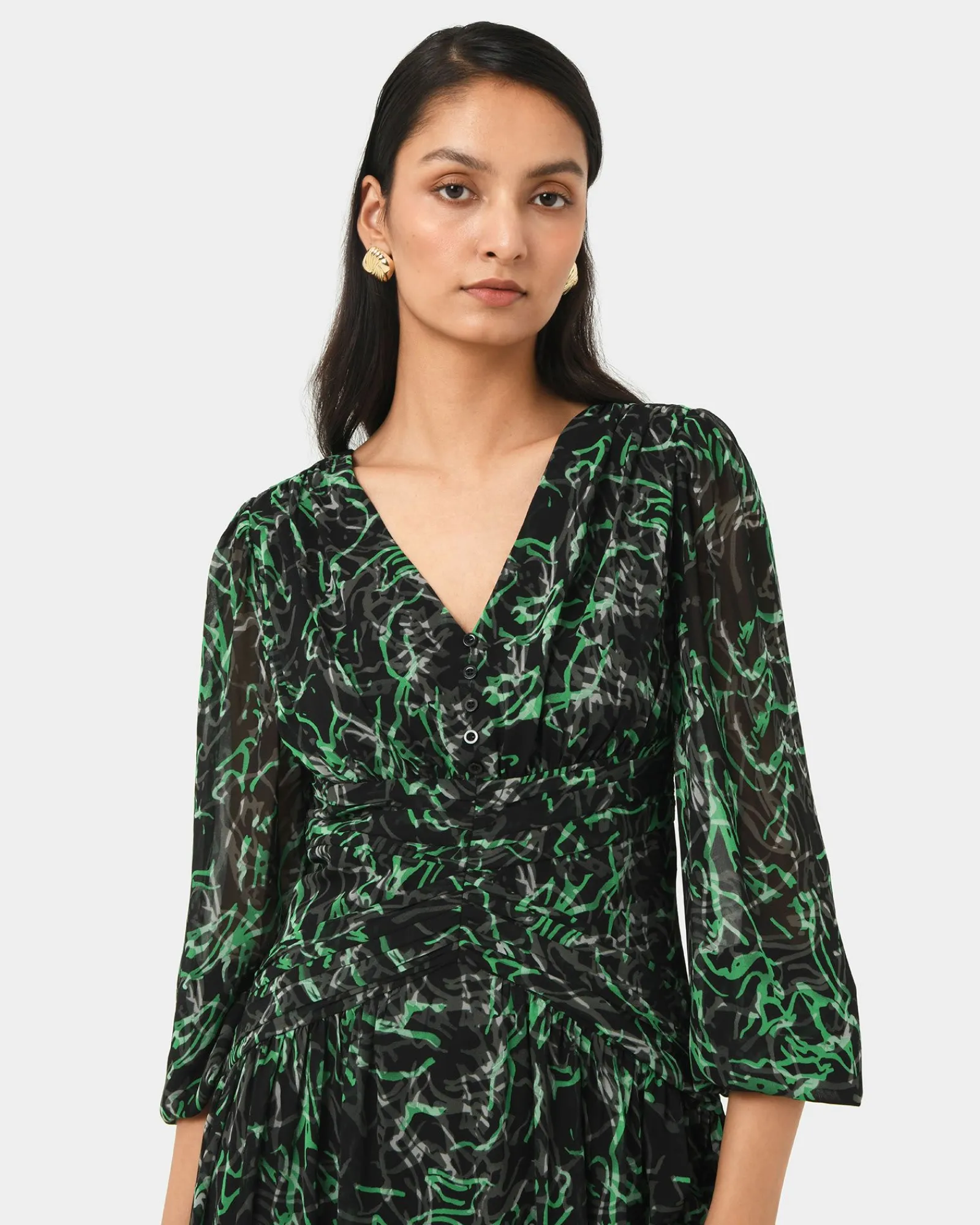 Forcast Veda Maxi Dress* Midi Dresses|Midi Dresses