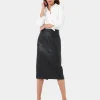 Forcast Vera Faux Leather Midi Skirt* Midi & Maxi Skirts|Work Skirts