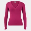 Forcast Vicky V-neck Knit* T-Shirts & Tops|Long Sleeve Tops