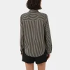 Forcast Wanda Stripe Satin Shirt* Long Sleeve Tops|Shirts & Blouses