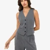 Forcast Westwood Tailored Vest* T-Shirts & Tops|Work Tops