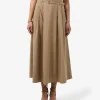 Forcast Willow Cotton Belted Skirt* Conscious|Midi & Maxi Skirts