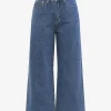 Forcast Windsor Cropped Wide Leg Jeans* Cropped Pants|High-Waisted Pants
